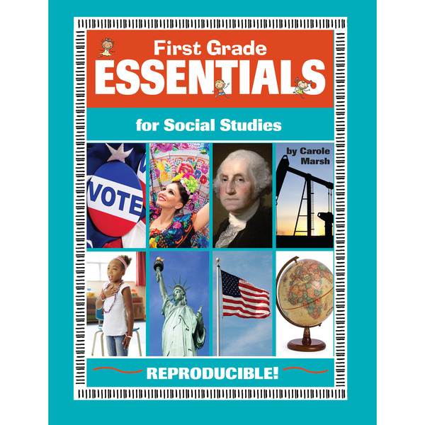 Gallopade First Grade Essentials for Social Studies Reproducible Book 9780635126368